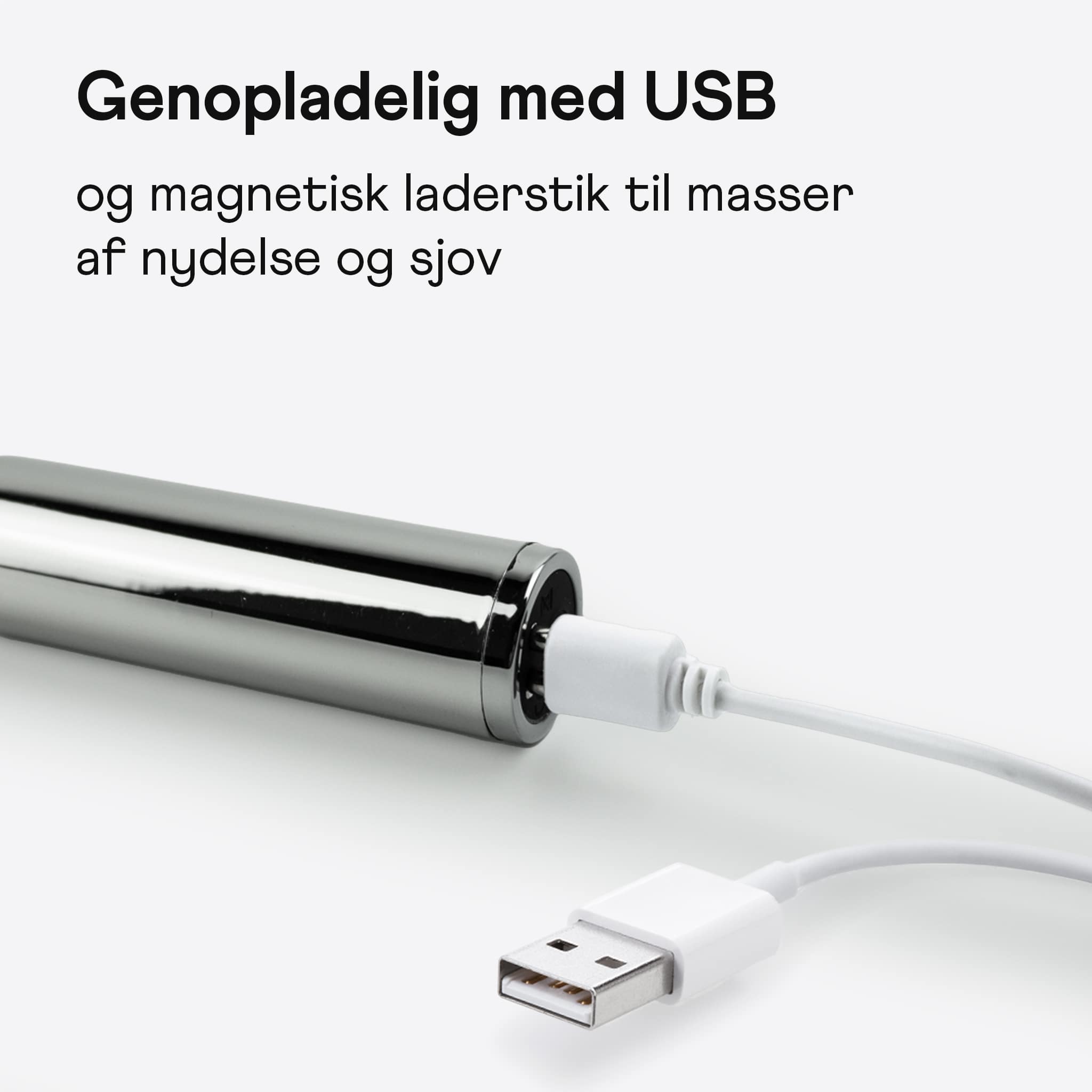 Unilove Thrill fjernbetjent mini bullet vibrator liggende med oplader